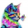 Diamantové malování obrázek - kočka