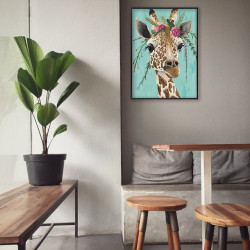 Diamantové malování obrázek - žirafa