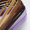 Papírové proužky na quilling 3 mm - mix fialovo-hnědá (120 proužků/6 barev)