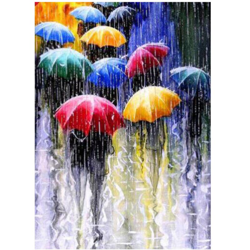Diamantové malování – deštníky